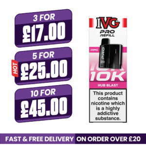 IVG Pro 12 Hub Blast Refill Pods