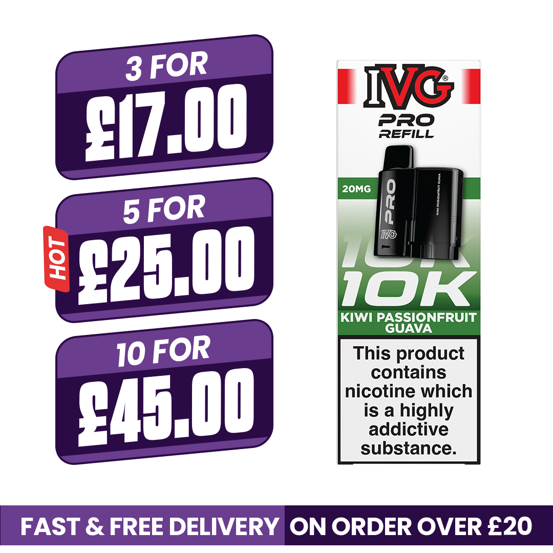 IVG Pro 12 Kiwi Passionfruit Guava Refill Pods