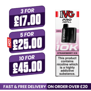 IVG Pro 12 Strawberry Ice Refill Pods