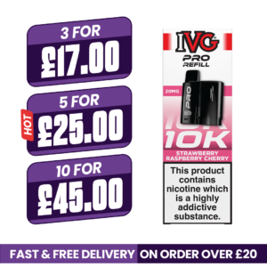 IVG Pro 12 Strawberry Raspberry Cherry Refill Pods