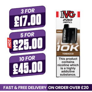 IVG Pro 12 Tobacco Refill Pods
