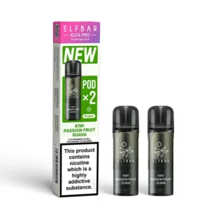 Kiwi Passion Fruit Guava Elf Bar Elfa Pro Prefilled Pods
