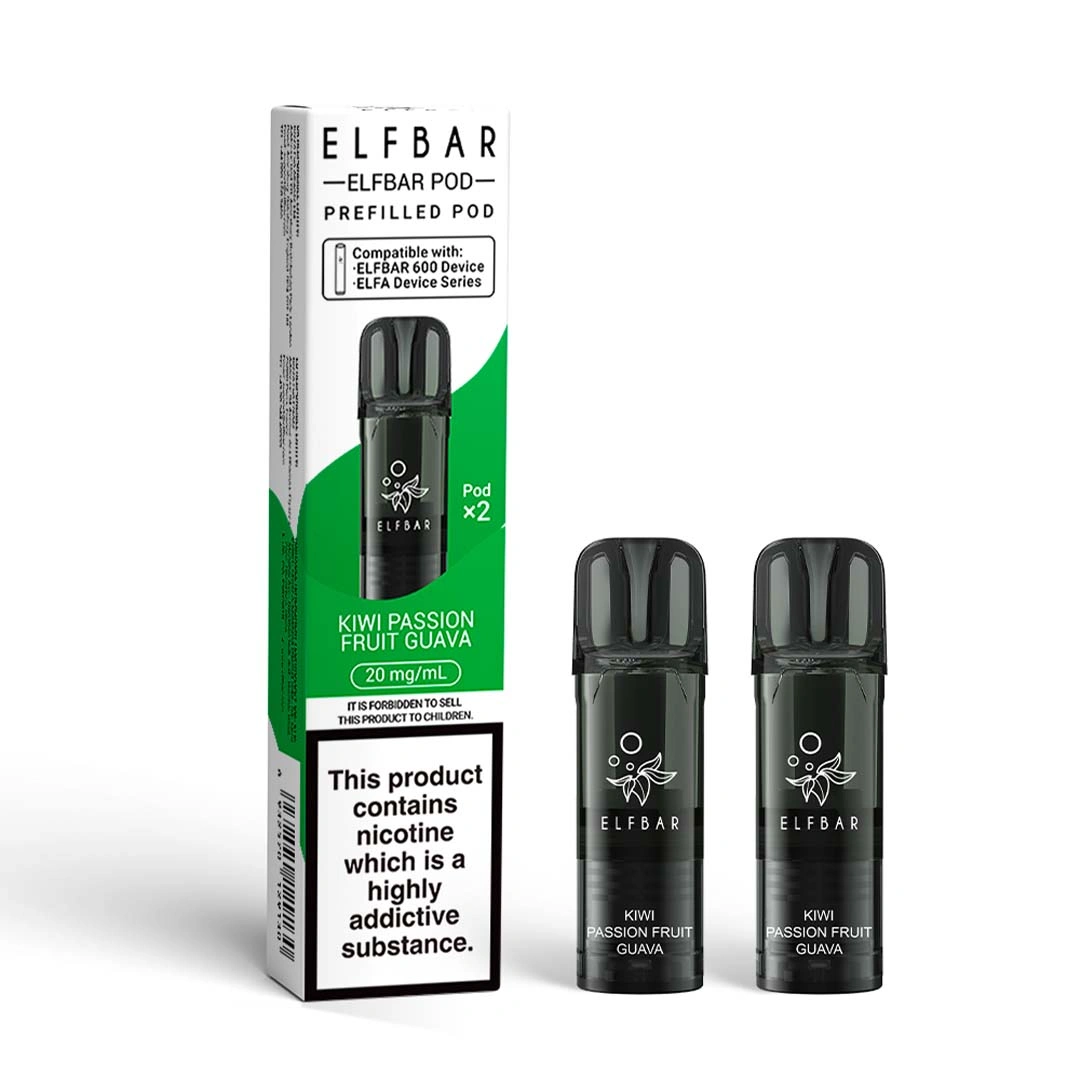Kiwi Passionfruit Guava Elf bar 600 Refill Pods