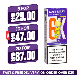 Lemon Lime Lost Mary BM6000 Refill Pods