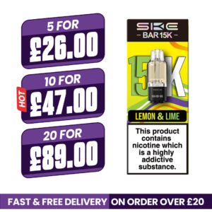 Lemon & Lime SKE Bar 15K Refill Pods