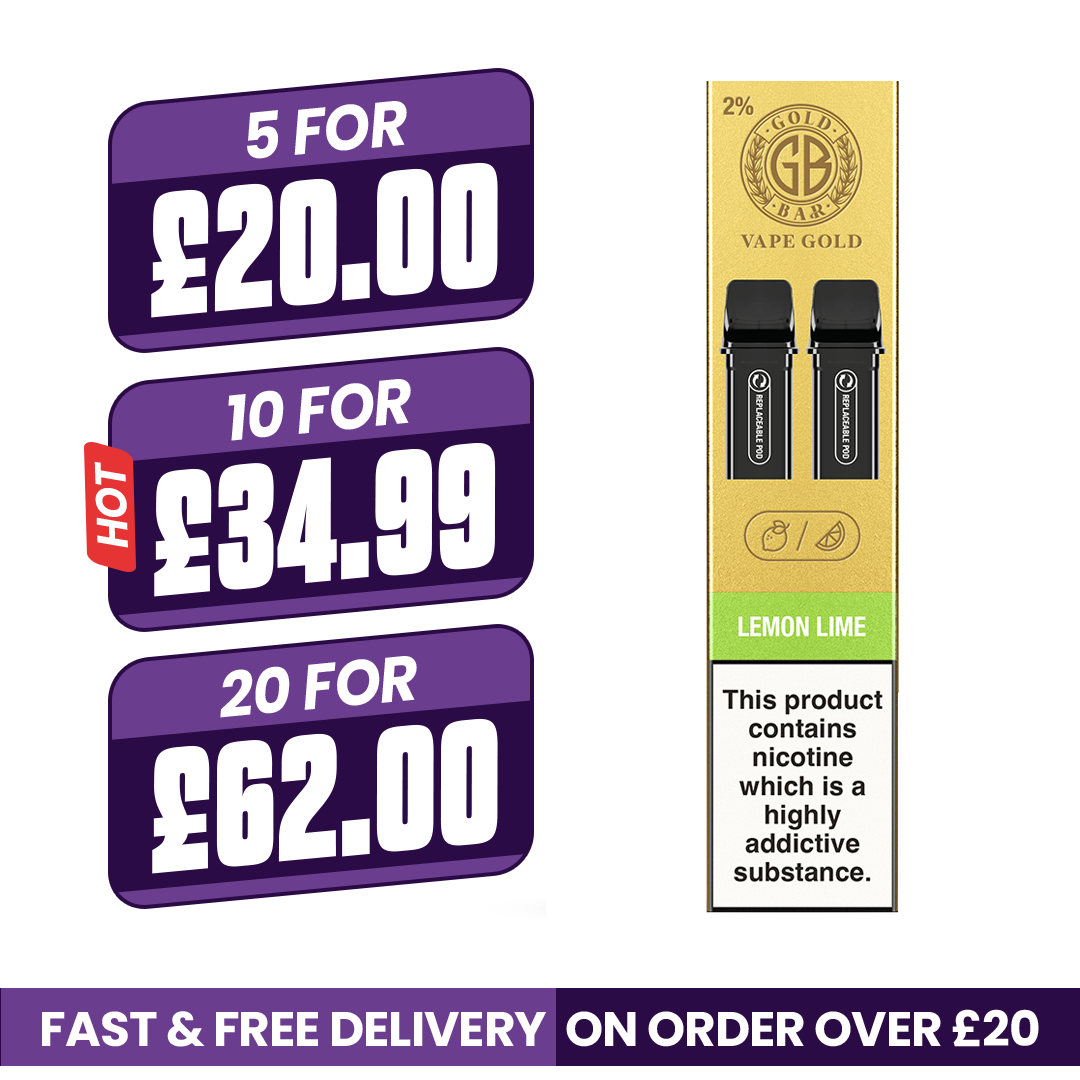 Lemon & Lime Gold Bar Reload Prefilled Pods