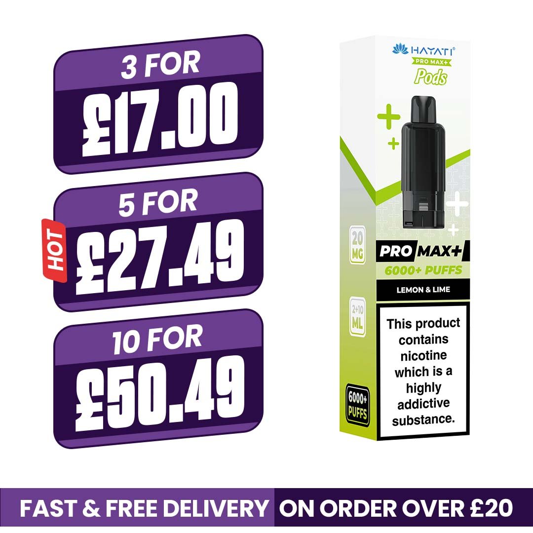 Hayati Pro Max Plus Lemon Lime Refill Pods