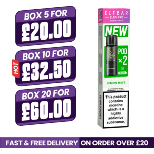 Lemon Mint Elf Bar Elfa Pro Prefilled Pods