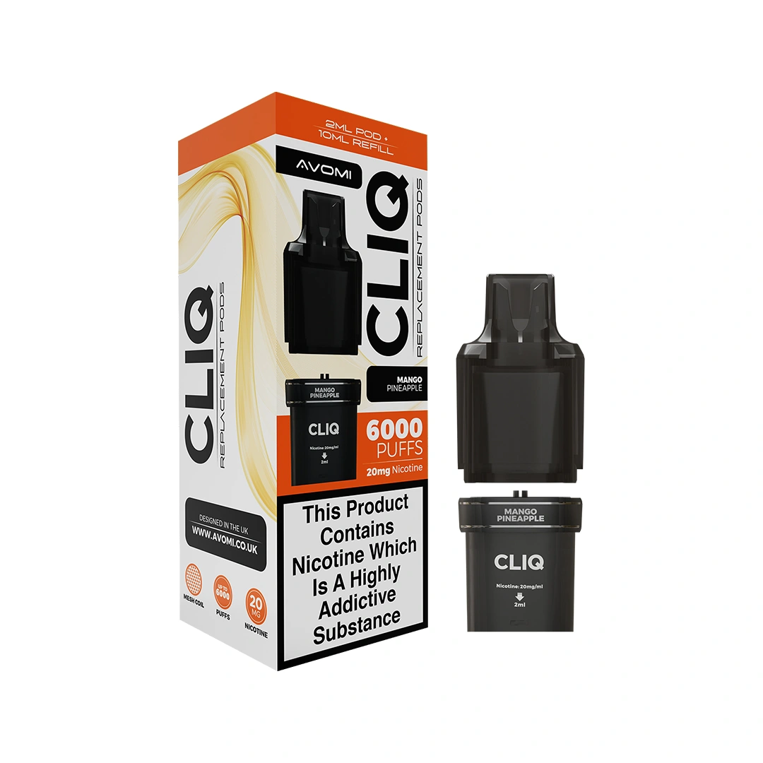 Mango Pineapple Avomi Cliq 6000 Prefilled pods