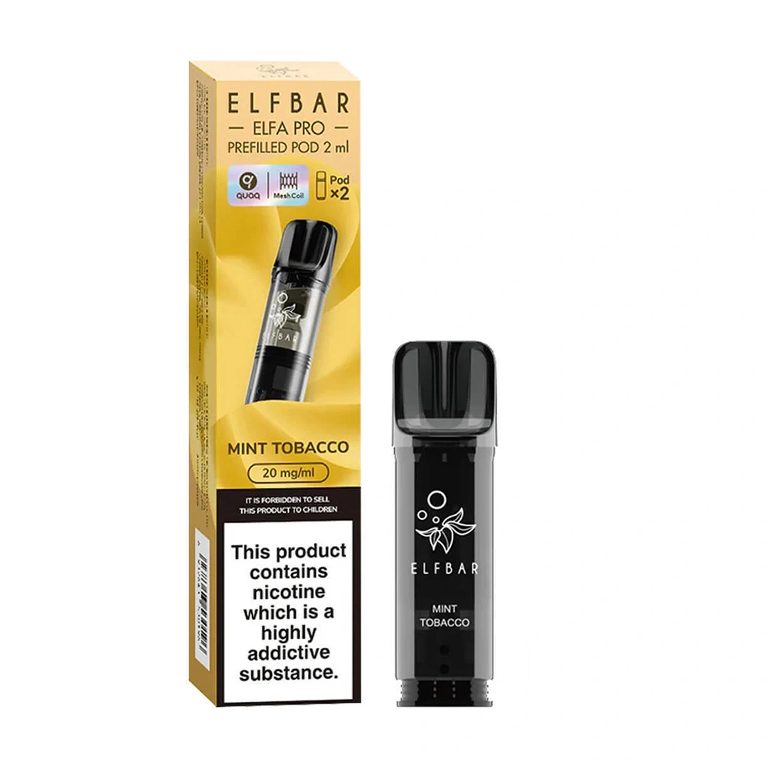 Mint Tobacco Elf Bar Elfa Pro Prefilled Pods