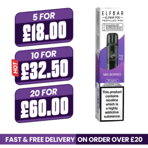 Mix Berries Elf bar 600 Refill Pods
