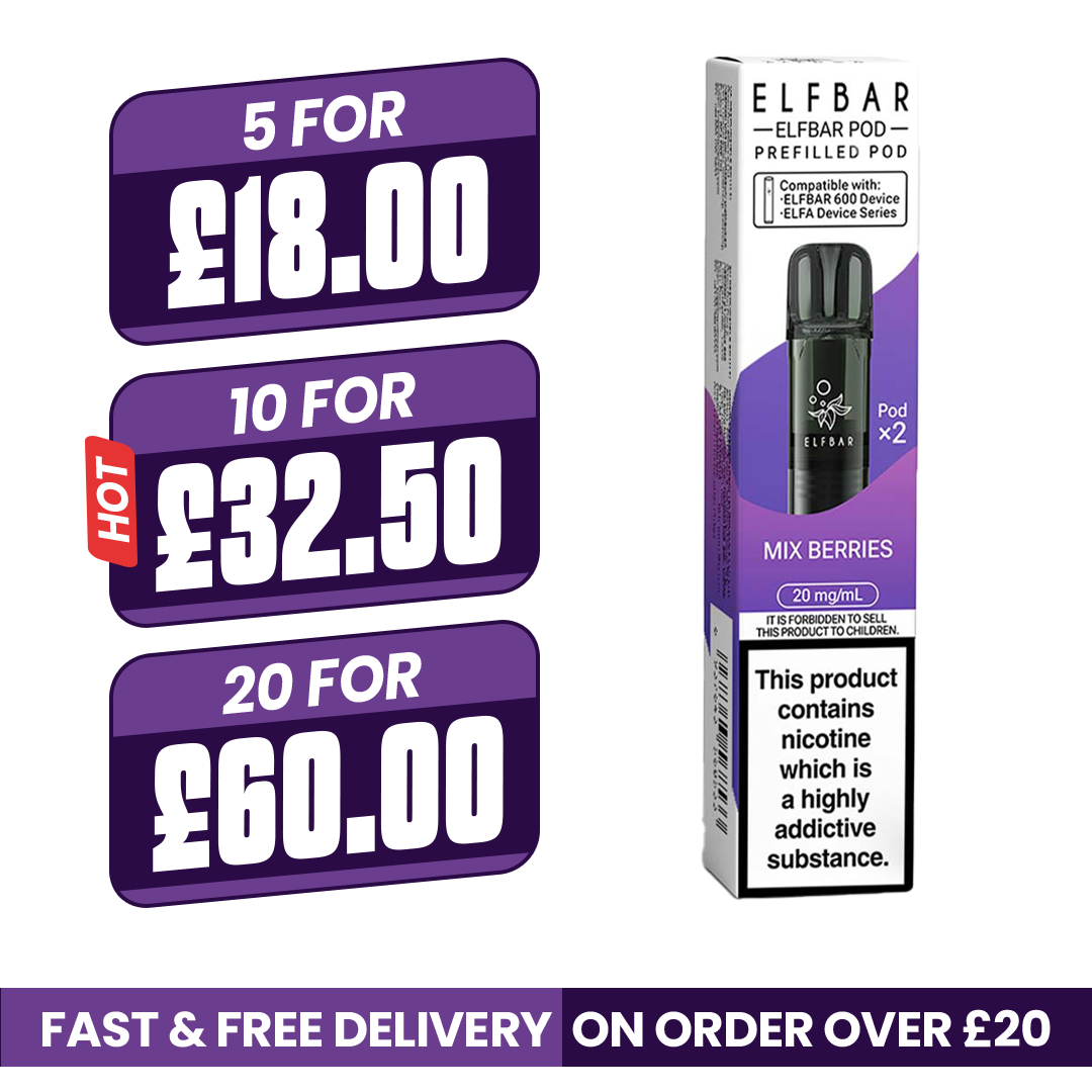 Mix Berries Elf bar 600 Refill Pods