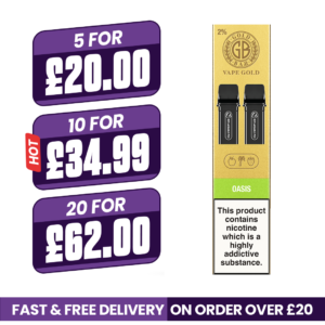 Oasis Gold Bar Reload Prefilled Pods