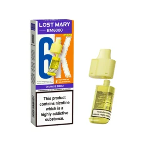 Orange Bruu Lost Mary BM6000 Refill Pods