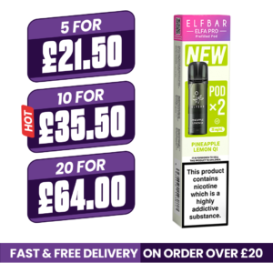 Pineapple Lemon Qi Elf Bar Elfa Pro Prefilled Pods