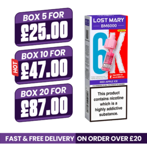 Red Apple Ice Lost Mary BM6000 Refill Pods
