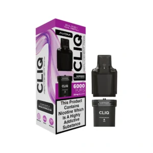 Raspberry Blackcurrant Avomi Cliq 6000 Prefilled pods