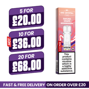 SKE Crystal Plus Sakura Grape Prefilled Pods