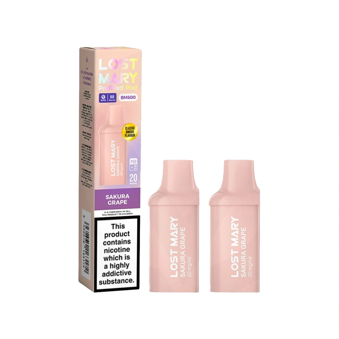 Sakura Grape Lost Mary BM600 Prefilled Pods