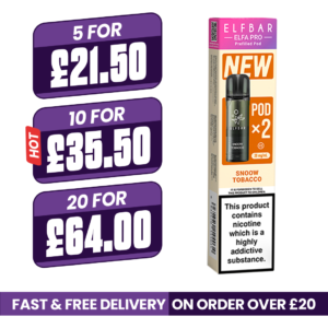 Snoow Tobacco Elf Bar Elfa Pro Prefilled Pods