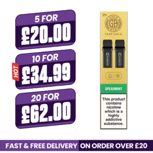 Spearmint Gold Bar Reload Prefilled Pods