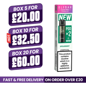 Spearmint Elf Bar Elfa Pro Prefilled Pods