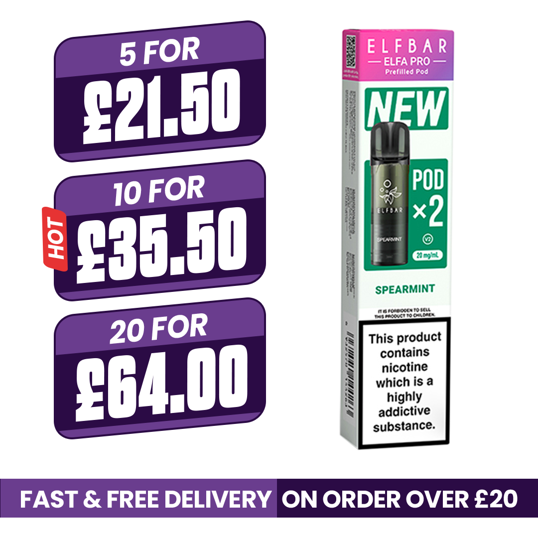 Spearmint Elf Bar Elfa Pro Prefilled Pods