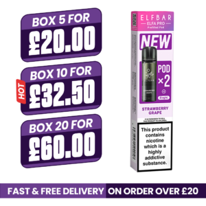 Strawberry Grape Elf Bar Elfa Pro Prefilled Pods