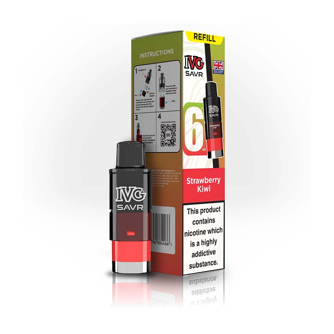 Strawberry Kiwi IVG Savr Refill Pods