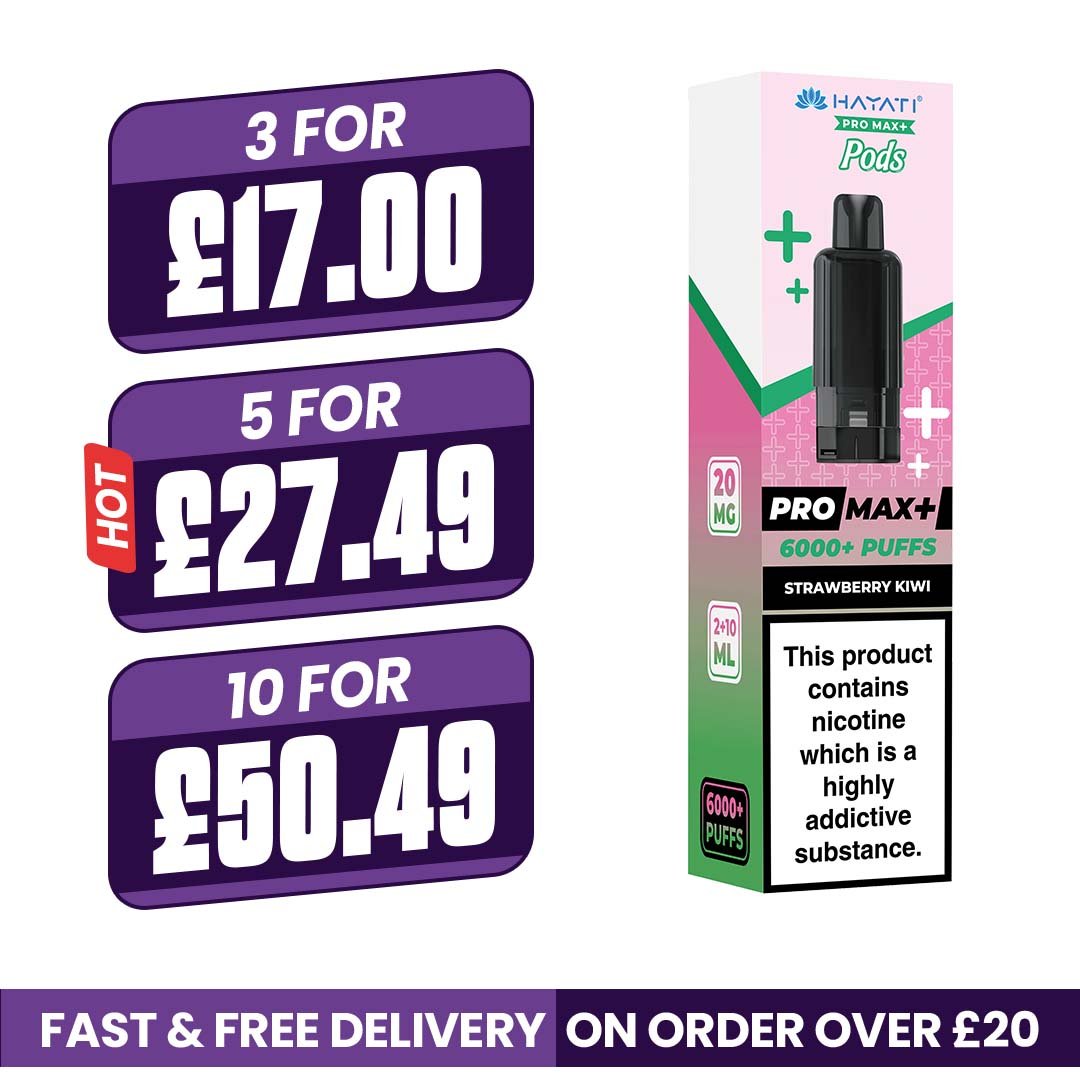 Hayati Pro Max Plus Strawberry Kiwi Refill Pods