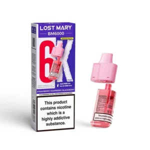 Strawberry Raspberry Blackberry Lost Mary BM6000 Refill Pods