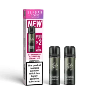 Strawberry Raspberry Cherry Ice Elf Bar Elfa Pro Prefilled Pods