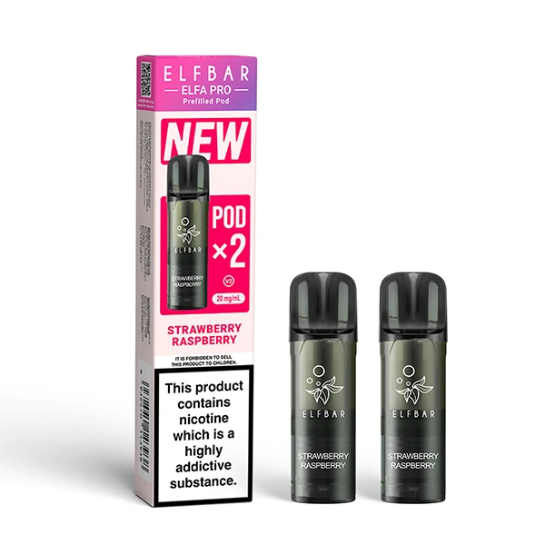 Strawberry Raspberry Elf Bar Elfa Pro Prefilled Pods