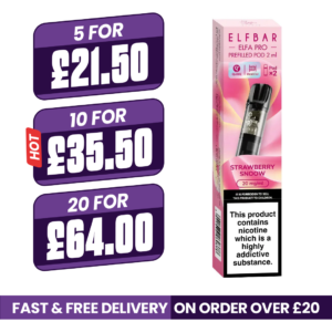Strawberry Snoow Elf Bar Elfa Pro Prefilled Pods