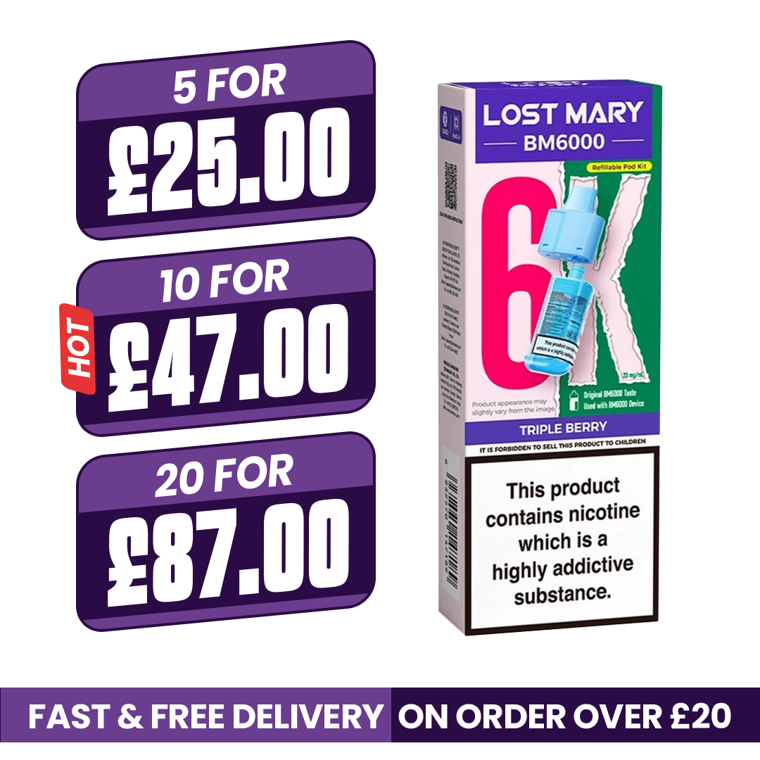 Triple Berry Lost Mary BM6000 Refill Pods
