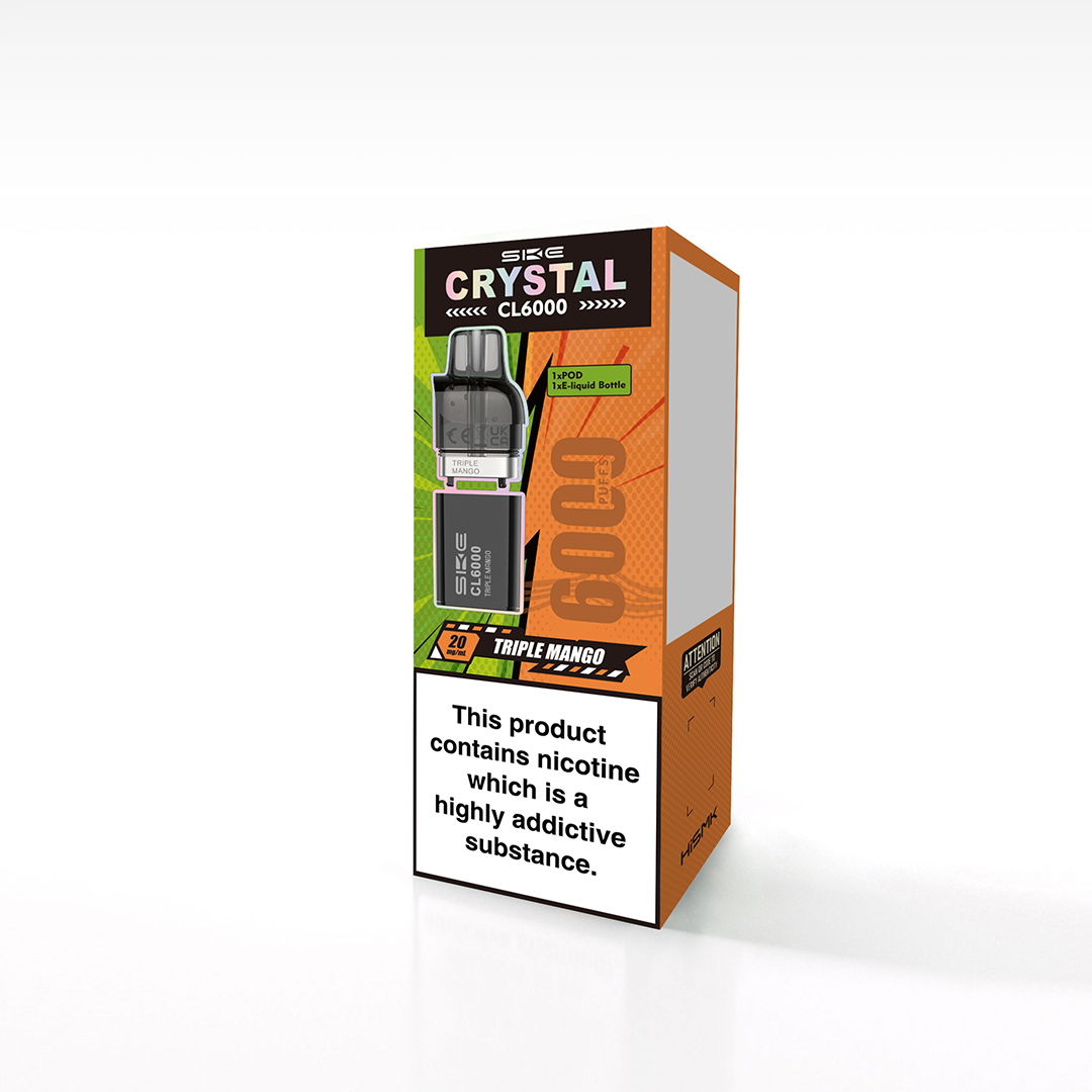 Triple Mango SKE Crystal CL6000 Refill Pods