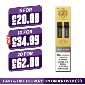 Triple Berries Gold Bar Reload Prefilled Pods