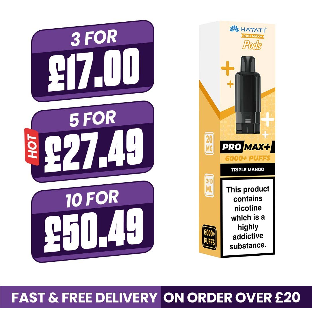 Hayati Pro Max Plus Triple Mango Refill Pods