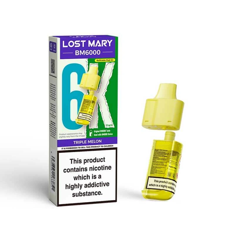 Triple Melon Lost Mary BM6000 Refill Pods