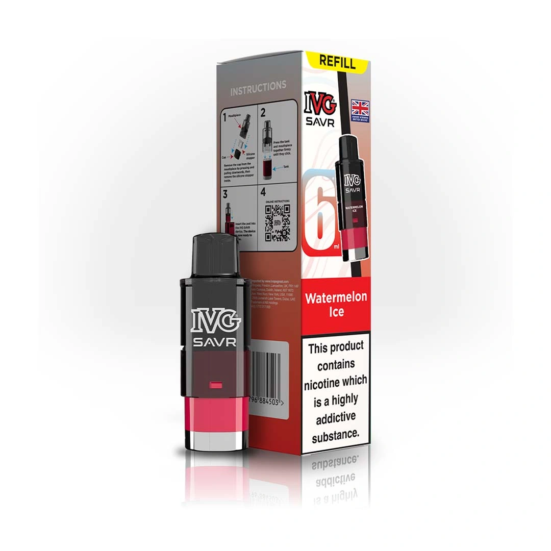Watermelon Ice IVG Savr Refill Pods