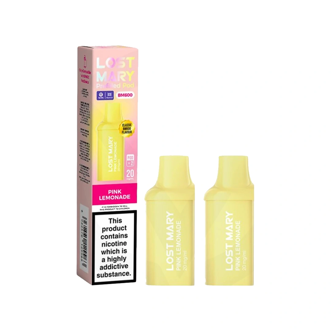Pink Lemonade Lost Mary BM600 Prefilled Pods
