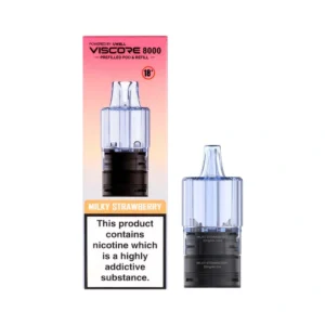 Uwell Viscore 8000 Milky Strawberry Refill Pods