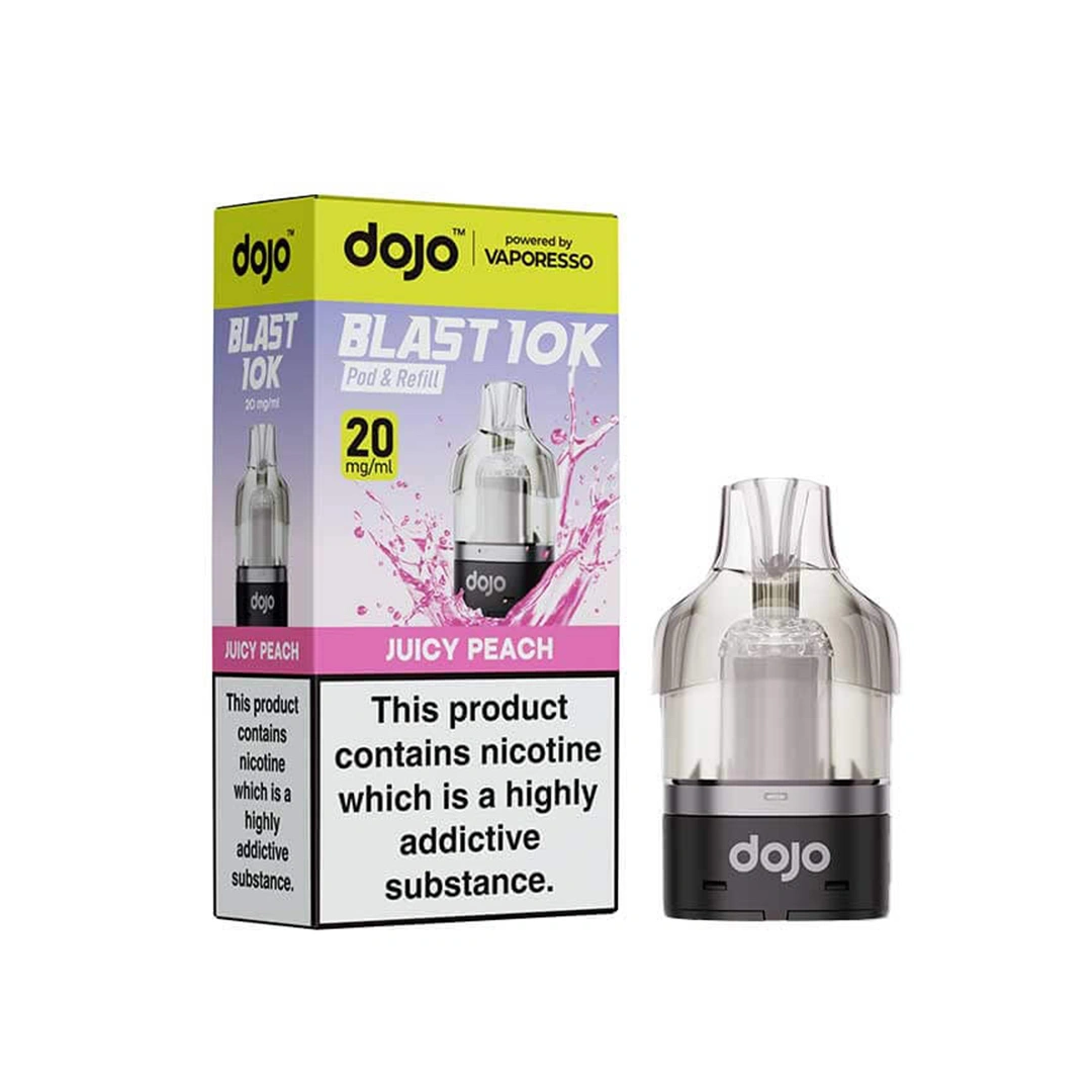 Dojo Blast 10k Juicy Peach Refill Pods