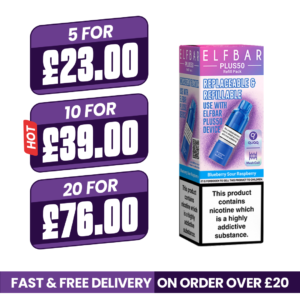Elf bar Plus 50 Blueberry Sour Raspberry Refill Pods