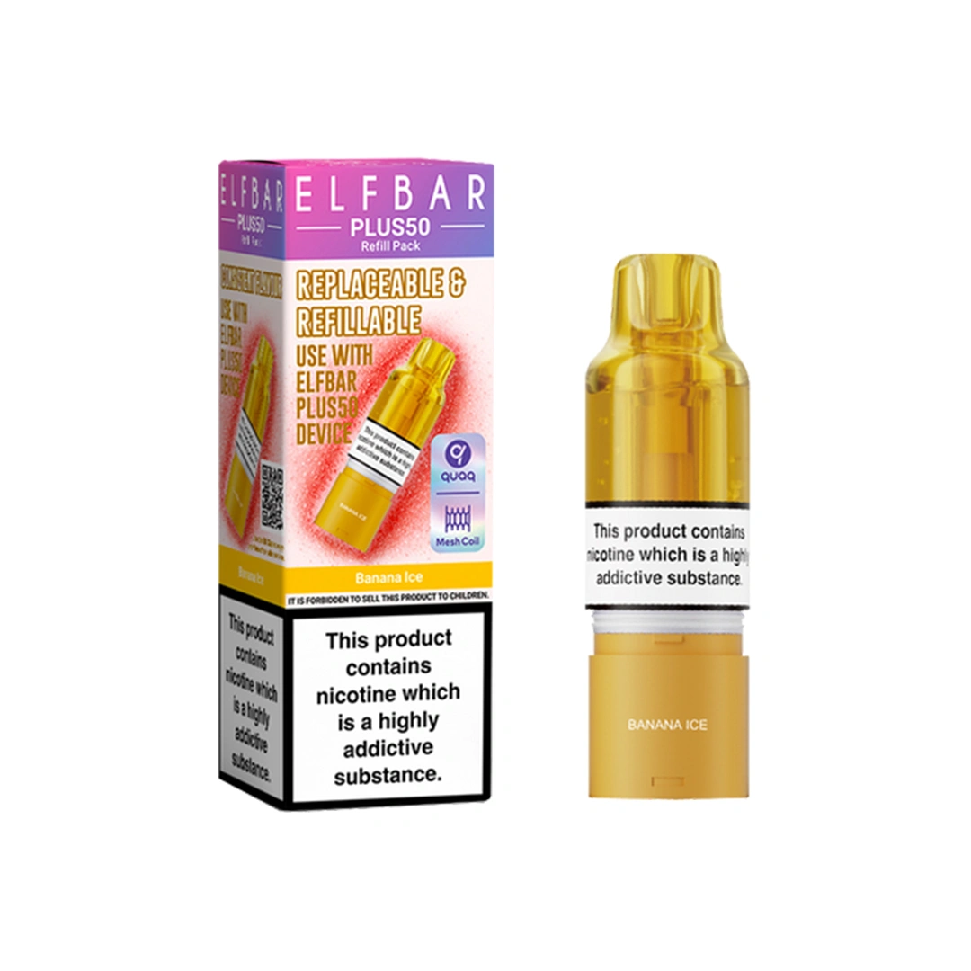 Elf bar Plus 50 Banana Ice Refill Pods