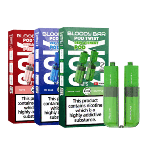 Blueberry BGUM & Blue Razz Ice Bloody Bar Ultra Twist 20K Refill Pods