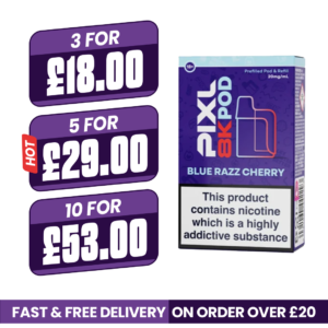 Pixl 8000 Blue Razz Cherry Refill Pods