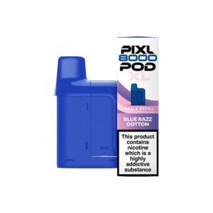 Pixl 8000 Blue Razz Cotton Refill Pods