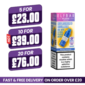 Elf bar Plus 50 Blue Razz Lemonade Refill Pods