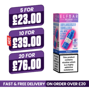 Elf bar Plus 50 Blueberry Refill Pods